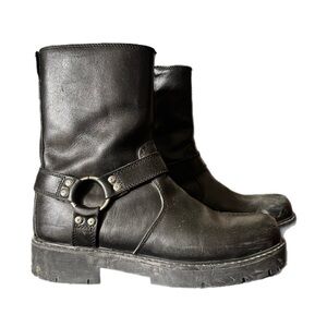 Men’s Vintage Harley Davidson Motorcycle Boots 8